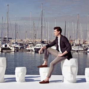 Colección Adan (mesa, taburete y macetero)